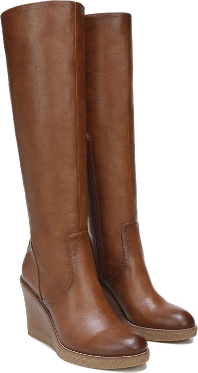 womens tall wedge boots